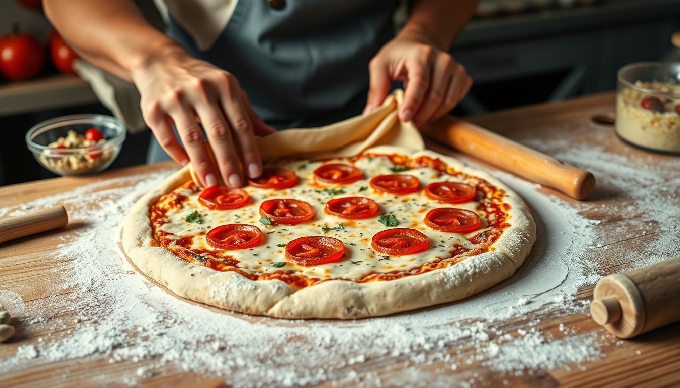 Freshly baked homemade cake in a kitchen setting