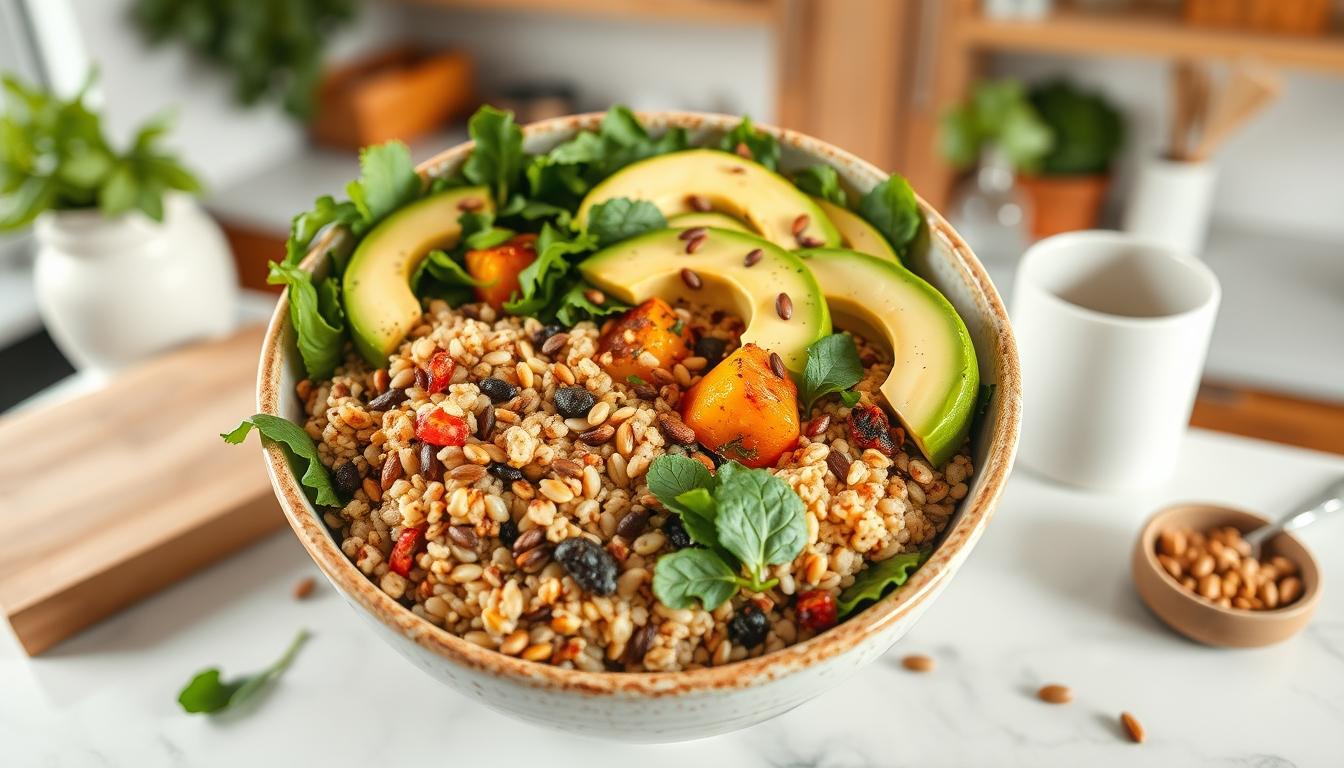 Fresh seasonal cooking dish